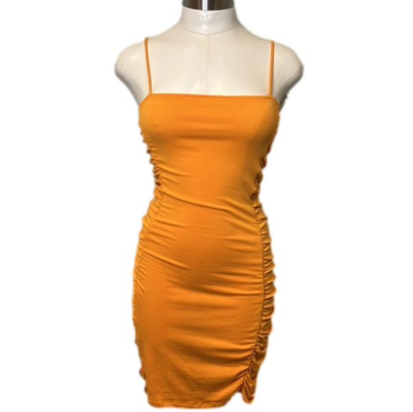 NWT Women’s Mango Orange Dress - Picture 1 of 12